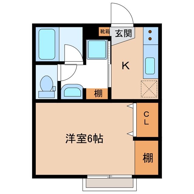 ハイツルクバトの物件間取画像