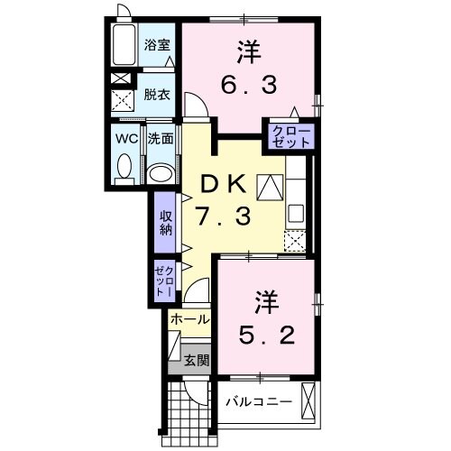 エクセレンスN・Y・S　Z-Iの物件間取画像