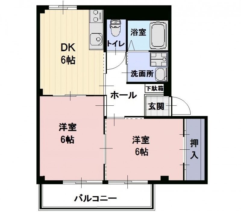 サープラス弥生雛の物件間取画像