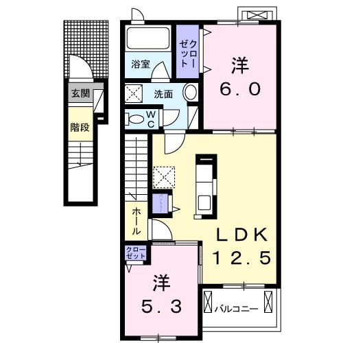 チアザス西軽井沢Ｂの物件間取画像