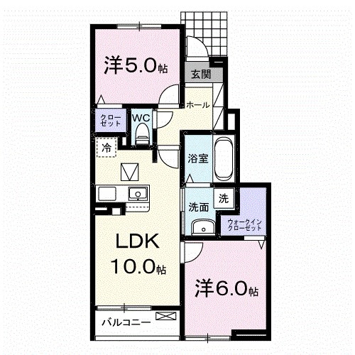 シエル　ブリュの物件間取画像