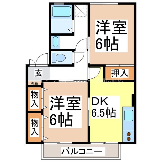 物件間取画像