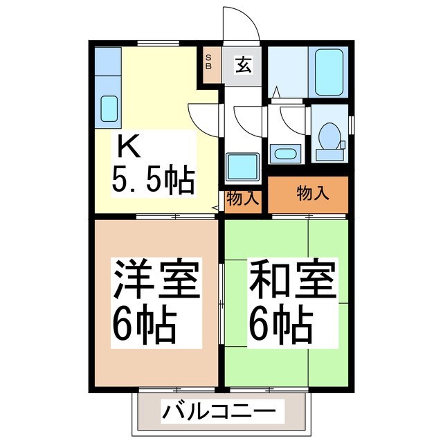 物件間取画像