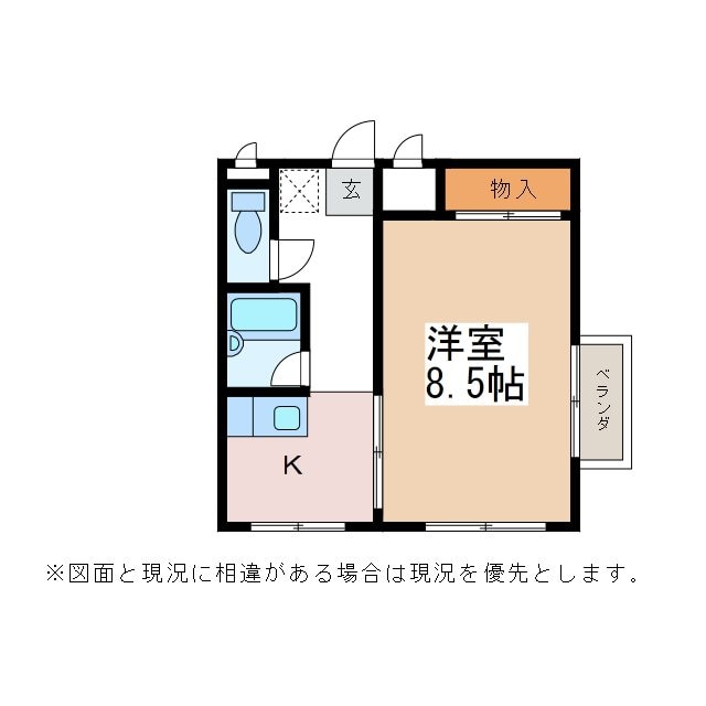 松本駅 徒歩8分 2階の物件間取画像