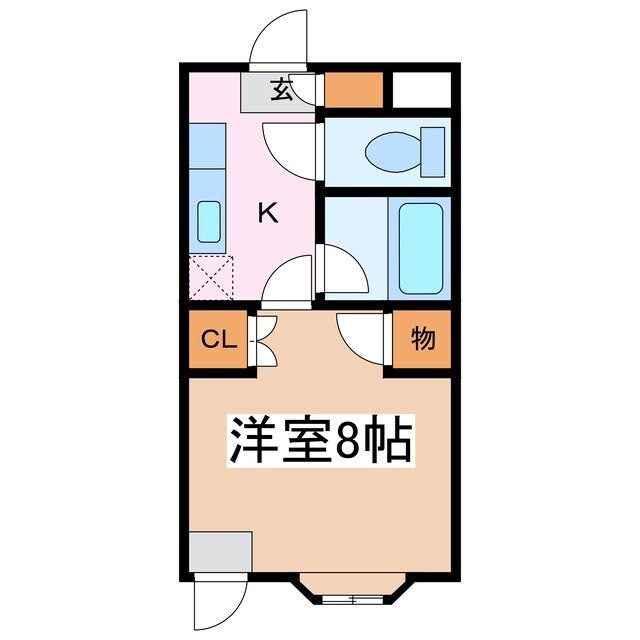 アップルズＨの物件間取画像