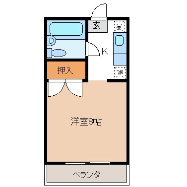 松本駅 バス7分  あがたの森下車：停歩5分 1階の物件間取画像