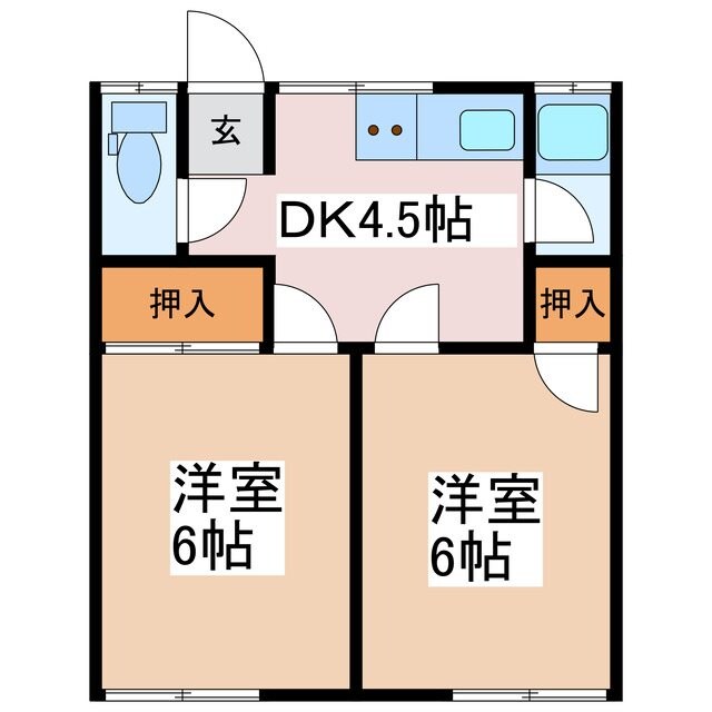 物件間取画像
