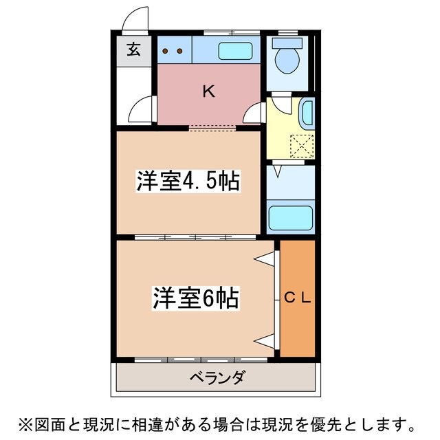 松本駅 徒歩7分 1階の物件間取画像