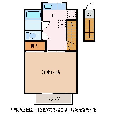 北新・松本大学前駅 徒歩5分 2階の物件間取画像