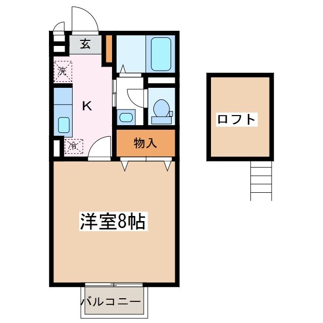 松本駅 徒歩14分 2階の物件間取画像