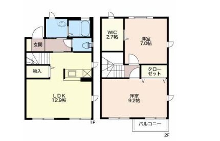フレシールAの物件間取画像