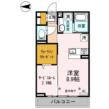 松本駅 徒歩16分 3階の物件間取画像