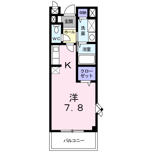 松本駅 バス13分  中原町下車：停歩4分 2階の物件間取画像