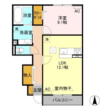 ＢＲＯＮＴＥの物件間取画像