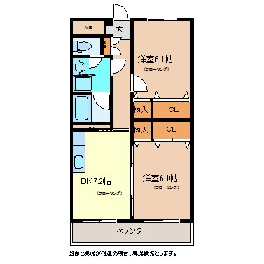 ブレインマンション飯山の物件間取画像