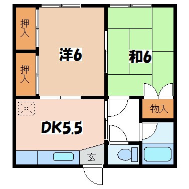 ハイツ伊藤の物件間取画像