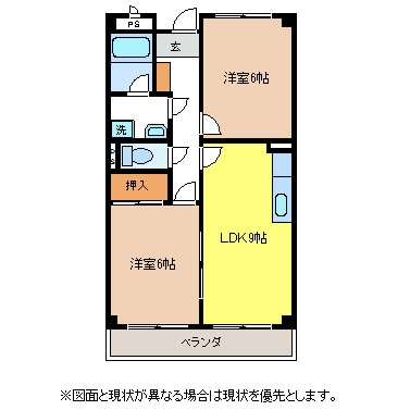 LimpiaSunflatsみやびかの物件間取画像