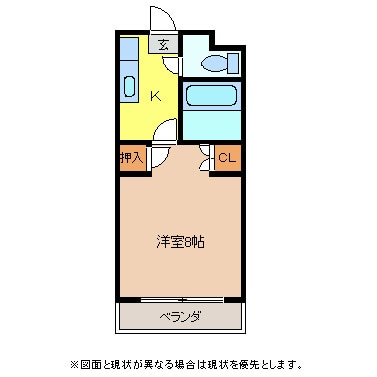 ハイツサンフラワーの物件間取画像