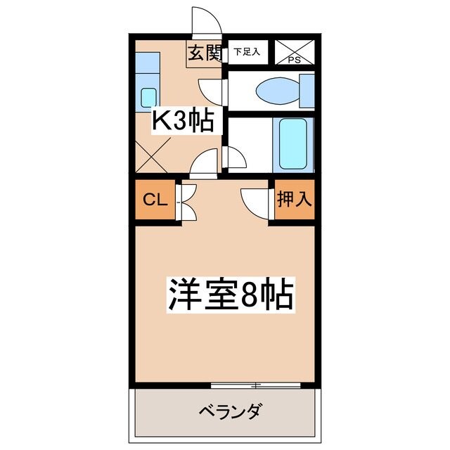物件間取画像