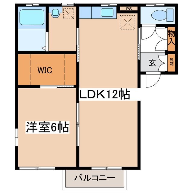 カサグランデＢ棟の物件間取画像