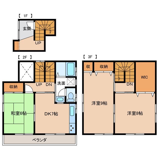 平田東1丁目貸家の物件間取画像