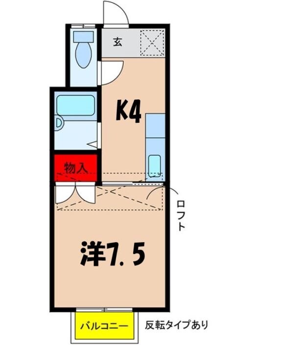 ハイツオリーブの物件間取画像