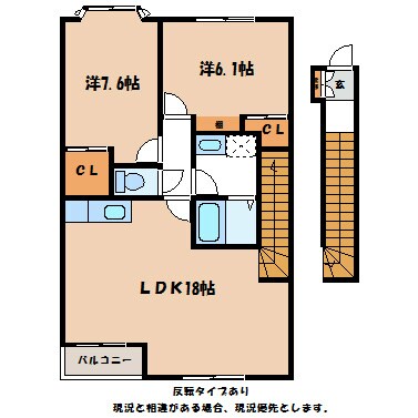 リナシメント福岡の物件間取画像