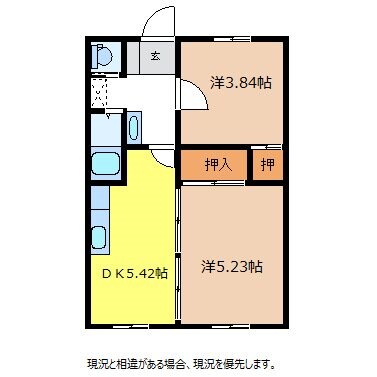 MK46の物件間取画像