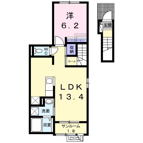 Lumtere東横の物件間取画像