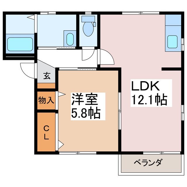 グレース安曇野の物件間取画像