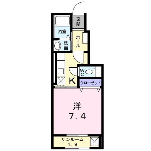 グロワール　ドゥ　アルブルの物件間取画像