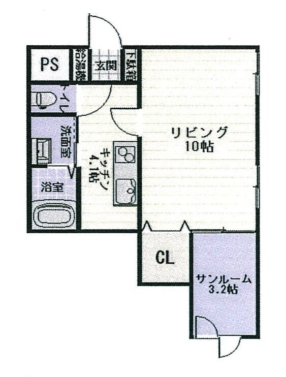 アーツ本庄の物件間取画像