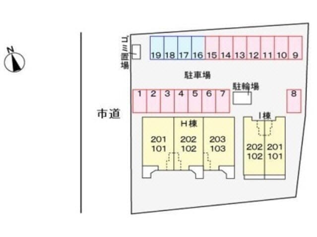 シプリエールＨ（境女塚）の物件外観写真