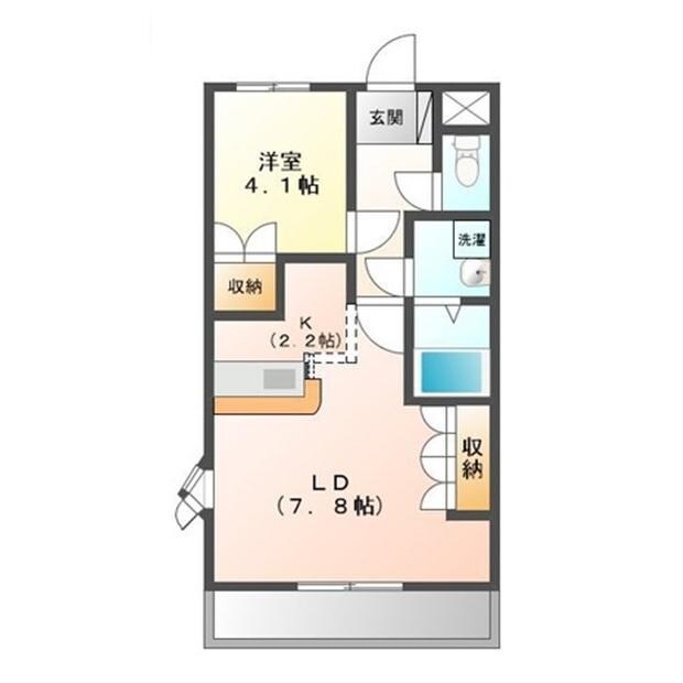 フェリシティ（茂呂町）の物件間取画像