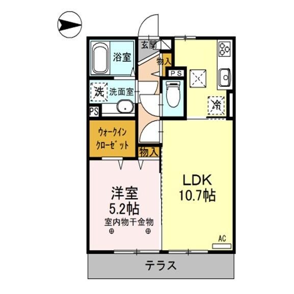 物件間取画像