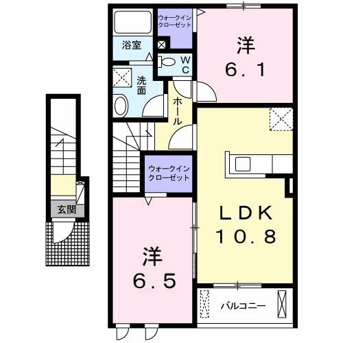 サンセレーノ光（今泉町）の物件間取画像