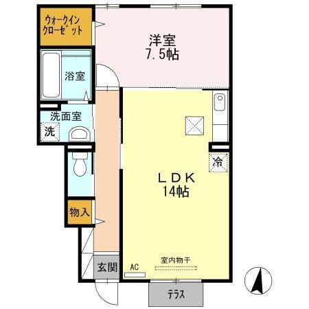 暁清館の物件間取画像