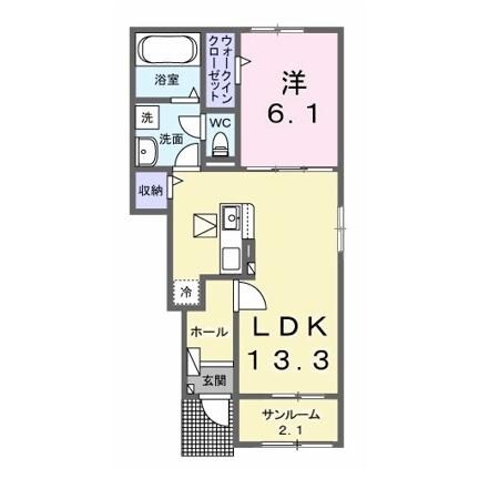 ラピエールの物件間取画像
