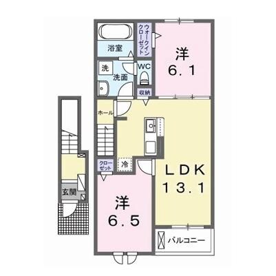 ラピエール（山王町）の物件間取画像