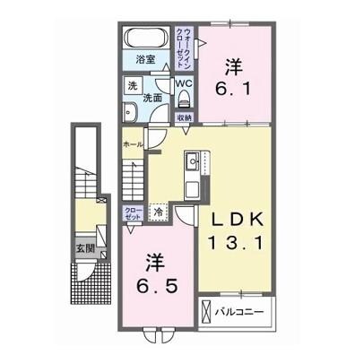 ラピエール（山王町）の物件間取画像