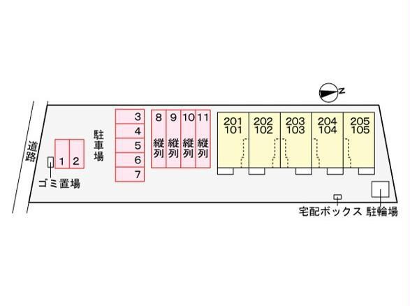 ラピエール（山王町）の物件外観写真