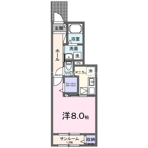 コンフォート神田　Ｂの物件間取画像