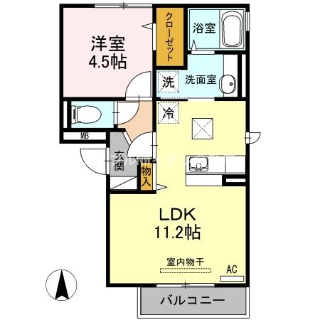 ルナの物件間取画像