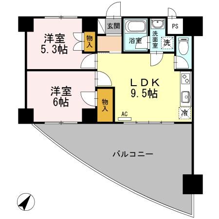 ダイヤヒルズ島瀬の物件間取画像