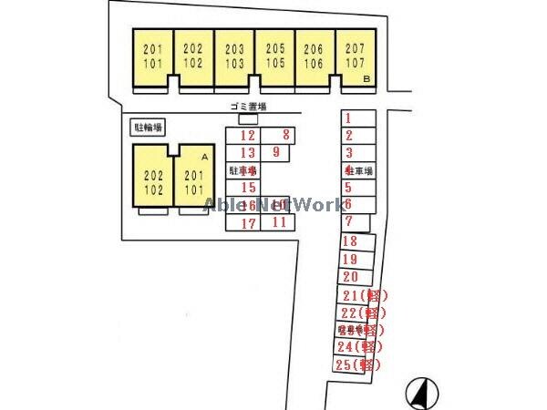 タスカータソルテＡの物件外観写真