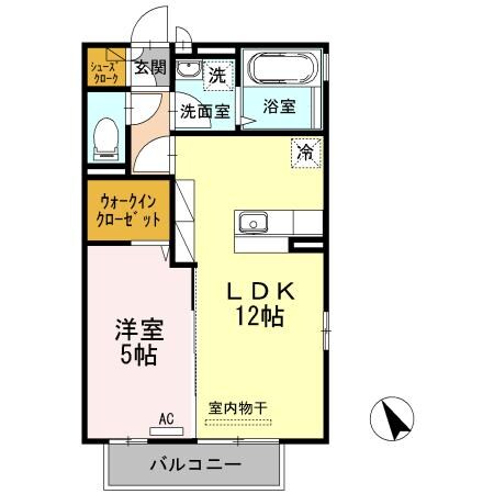 エストゥベンダ濱本 Ｂ棟の物件間取画像