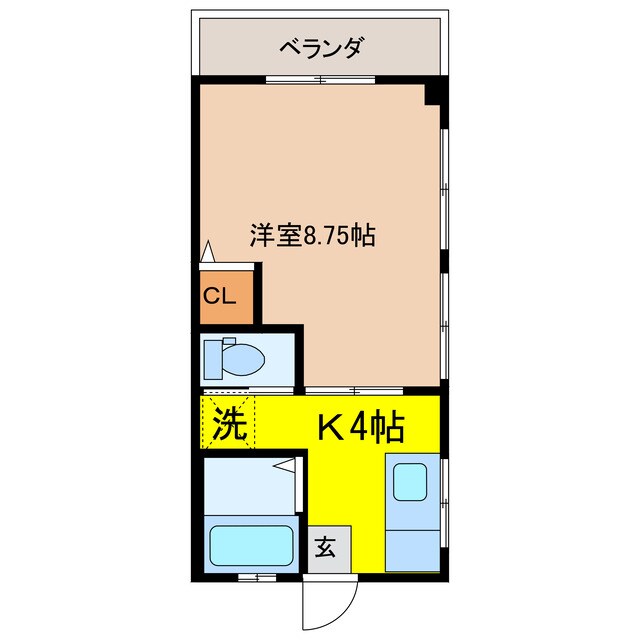 コーポＩＮＯＵＥ2の物件間取画像