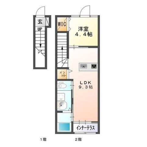 レヴァータ山澄の物件間取画像