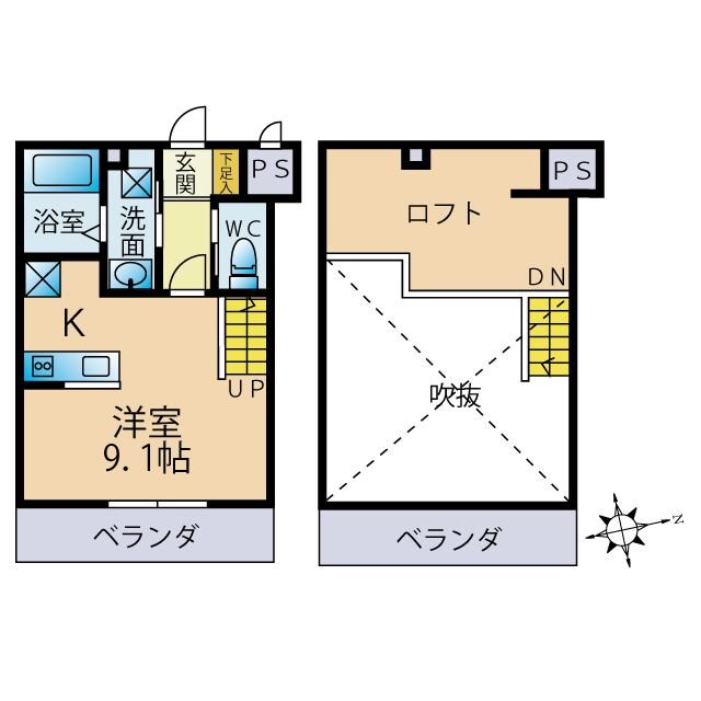 skip square sakiokaの物件間取画像