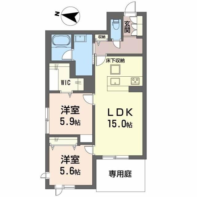 BEREO　さくら坂の物件間取画像